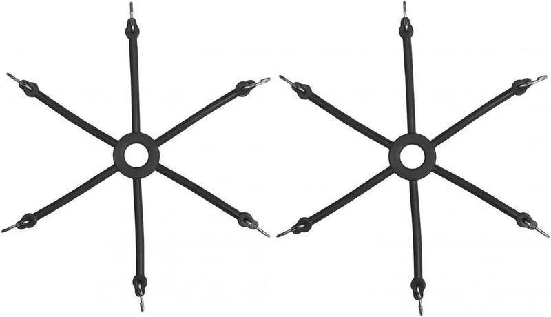 DDV Replace Chain Black 0216 Spider Bungee Truck Snow Tire Chains Adjuster Tensioner,Applicable to passenger cars and light trucks.Set of 2 - Image 1